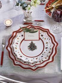 Service de table en porcelaine Delight, 4 personnes (8 élém.), Porcelaine Premium, Blanc, rouge, imprimé, 4 personnes (8 élém.)