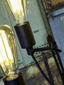 Lampa wisząca w stylu industrial Seattle, Czarny, Ø 55 x W 26 cm