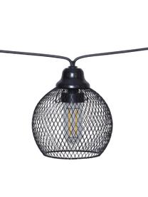 Guirnalda solar de luces Sunlight, 700 cm, 8 luces, Cable: metal recubierto, Negro, L 700 cm