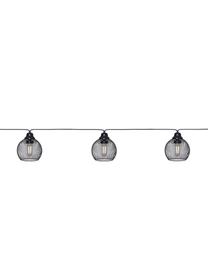 Guirlande lumineuse solaire Sunlight, 700 cm, 8 lampions, Noir, long. 700 cm