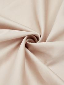 Drap plat en satin de coton taupe Comfort, Taupe, larg. 240 x long. 300 cm