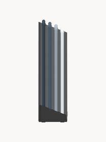 Schneidebretter Folio mit Halterung, 4er-Set, Halterung: rostfreier Stahl, Anthrazit, Blautöne, B 30 x T 20 cm