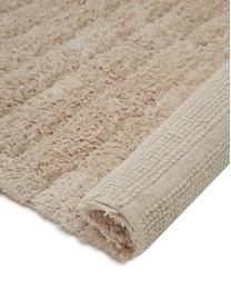 Tapis de bain moelleux beige Board, 100 % coton bio
Qualité supérieure 1900 g/m², Beige, larg. 50 x long. 60cm