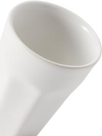 Becher ti amo aus Steingut, 2 Stück, Steingut, Weiß, Ø 8 cm, H 10 cm, 200 ml