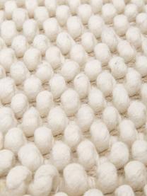Tappeto in lana color avorio maculato cucito a mano My Loft, Retro: 100% cotone Nel caso dei , Avorio, Larg. 80 x Lung. 150 cm (taglia XS)