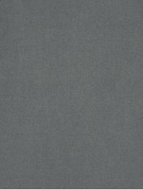 Lenzuolo con angoli in flanella grigia Biba, Grigio, Larg. 160 x Lung. 200 cm