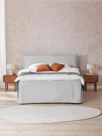 Premiová kontinentální postel Violet, Světle šedá, Š 140 cm, D 200 cm, stupeň tvrdosti H2