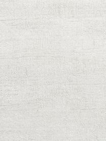 Handgeweven viscose vloerkleed Jane Diamond, Onderzijde: 100% katoen Het in dit pr, Gebroken wit, B 120 x L 180 cm