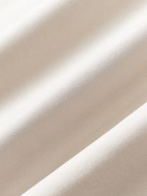 Taie d'oreiller en coton délavé Darlyn, Beige clair, larg. 50 x long. 70 cm