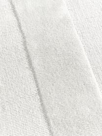 Handgewebter Baumwollteppich Dania mit Hoch-Tief-Struktur, 100 % Baumwolle, GRS-zertifiziert, Hellgrau, B 80 x L 150 cm (Größe XS)