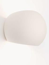 Kinkiet z ceramiki Mercury, Biały, S 20 x W 18 cm