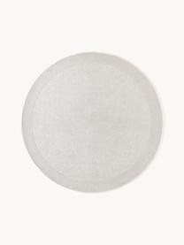 Okrągły dywan z krótkim włosiem Kari, 100% poliester z certyfikatem GRS, Odcienie szarego, Ø 150 cm (Rozmiar M)