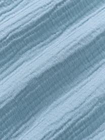 Funda nórdica de muselina Odile, Gris azulado, Cama 90 cm (155 x L 220 cm)