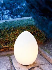 Handgefertigte Tischlampe Uovo, Lampenschirm: Kunststoff, Weiß, Ø 43 x H 62 cm