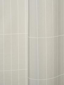 Cortina de baño Tiles, Ojales: metal, Gris claro, An 180 x L 200 cm