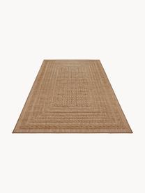 In- & outdoor vloerkleed Limonero in jute look, 100% polypropyleen, Beige, B 80 x L 150 cm (maat XS)