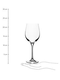 Copas de vino blanco de cristal Harmony, 6 uds., Transparente, Ø 9 x Al 22 cm