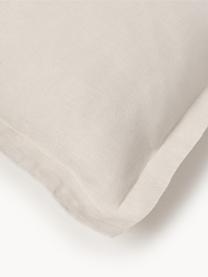 Housse de coussin en lin avec ourlet Jaylin, 100 % pur lin

Le lin est naturellement doté d'un toucher plutôt rugueux et d'un aspect froissé. Sa robustesse le rend résistant à l'abrasion et à l'usure

Le matériau est certifié STANDARD 100 OEKO-TEX®, 6760CIT, CITEVE, Beige clair, larg. 45 x long. 45 cm