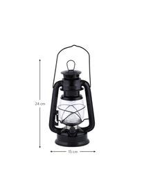 Lanterne LED mobile Tallin, Noir, larg. 15 x haut. 24 cm