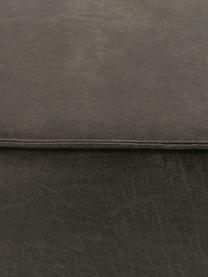 Chauffeuse modulable en cuir recyclé Lennon, Cuir taupe, larg. 89 x prof. 119 cm