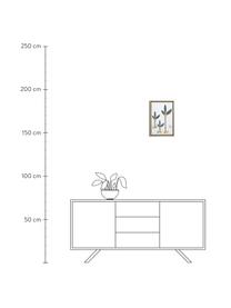 Gerahmter Digitaldruck Irini, Rahmen: Holz, Bild: Canvas, mitteldichte Fase, Braun, Mehrfarbig, B 30 x H 42 cm