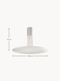 Lampa sufitowa z funkcją przyciemniania Louis, Biały, Ø 60 x W 34 cm