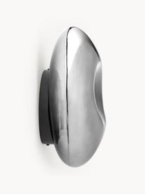 Mundgeblasene Wandleuchte Mabell, Silberfarben, B 28 x T 13 cm