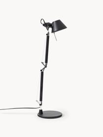 Lampa biurkowa Tolomeo Micro, Stelaż: aluminium powlekane, Czarny, S 43 x W 37 cm