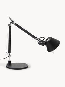 Schreibtischlampe Tolomeo Micro, Lampenschirm: Aluminium, beschichtet, Gestell: Aluminium, beschichtet, Schwarz, B 43 x H 37 cm