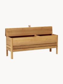 Banc en chêne avec espace de rangement A Line, Chêne, larg. 111 x prof. 35 cm