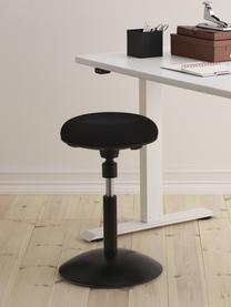 Otočná kancelárska stolička Ergo, Čierna, Ø 40 x V 53 cm