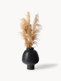 Ručne vyrobená váza z keramiky Saki, Kamenina, Čierna, Ø 25 x V 32 cm