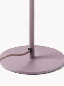 Lampada da tavolo Matilda, Paralume: metallo verniciato a polv, Base della lampada: metallo verniciato a polv, Lavanda, Ø 29 x Alt. 45 cm