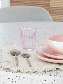 Linnen placemats Juniana in beige, 2 stuks, 50% linnen, 50% katoen, Beige, B 50 x L 35 cm