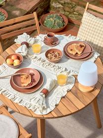 Linnen placemats Juniana in beige, 2 stuks, 50% linnen, 50% katoen, Beige, B 50 x L 35 cm