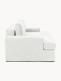 Modulares Sofa Russell (3-Sitzer) mit abnehmbaren Bezügen, Bezug: 100% Baumwolle Der strapa, Gestell: Massives Kiefernholz, Spe, Webstoff Off White, B 206 x T 103 cm