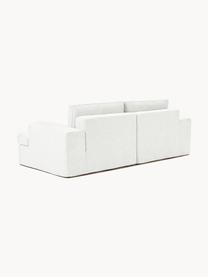 Sofá modular con tapizado desenfundable Russell (3 plazas), Tapizado: 100% algodón Alta resiste, Estructura: madera de pino maciza, co, Patas: plástico Este producto es, Tejido blanco Off White, An 206 x F 103 cm