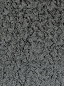 Funda de sofá rinconero Roc, 55% poliéster, 35% algodón, 10% elastómero, Gris, An 600 x Al 120 cm