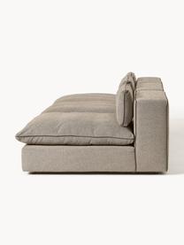 Modulares XL-Sofa Felix (3-Sitzer), Bezug: 100 % Polyester Der strap, Gestell: Massives Kiefern- und Fic, Füße: Kunststoff Dieses Produkt, Webstoff Greige, B 300 x T 140 cm