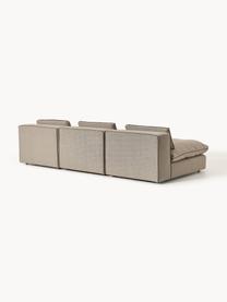 Modulares XL-Sofa Felix (3-Sitzer), Bezug: 100 % Polyester Der strap, Gestell: Massives Kiefern- und Fic, Webstoff Greige, B 300 x T 140 cm