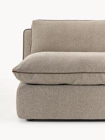 Modulares XL-Sofa Felix (3-Sitzer), Bezug: 100 % Polyester Der strap, Gestell: Massives Kiefern- und Fic, Füße: Kunststoff Dieses Produkt, Webstoff Greige, B 300 x T 140 cm