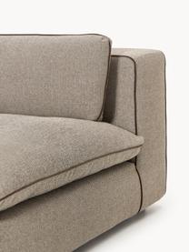 Modulares XL-Sofa Felix (3-Sitzer), Bezug: 100 % Polyester Der strap, Gestell: Massives Kiefern- und Fic, Füße: Kunststoff Dieses Produkt, Webstoff Greige, B 300 x T 140 cm