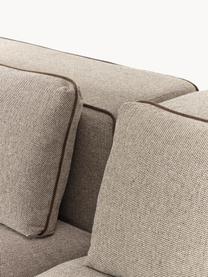 Modulares XL-Sofa Felix (3-Sitzer), Bezug: 100 % Polyester Der strap, Gestell: Massives Kiefern- und Fic, Webstoff Greige, B 300 x T 140 cm