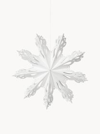 Závěsná dekorace Snowflake, Papír, Bílá, Ø 30 cm