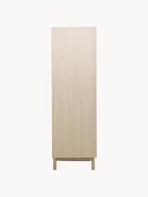 Armario Cassy, 2 puertas, Patas: madera de roble macizo Es, Madera de roble, blanco, An 100 x Al 195 cm