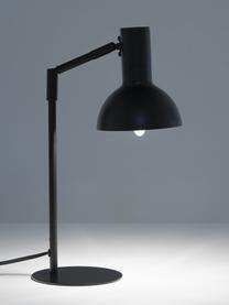 Stolová lampa v industriálnom štýle Bobi, Čierna