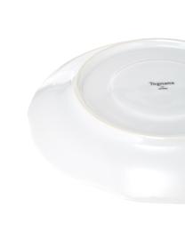 Sous-tasse porcelaine Opera, 6 pièces, Blanc