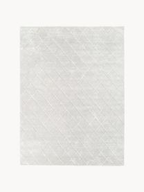 Ręcznie tuftowany dywan z wiskozy Shiny, Srebrnoszary, S 300 x D 400 cm (Rozmiar XL)