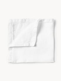 Serviettes en lin avec slogan Alari, 4 pièces, 100 % pur lin, certifié European Flax

Le matériau est certifié STANDARD 100 OEKO-TEX®, 4854CIT, CITEVE, Blanc cassé, rouge, larg. 45 x long. 45 cm