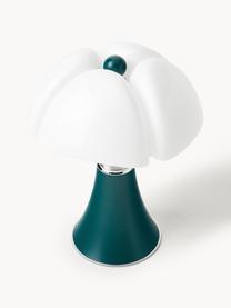 Lampe de table LED mobile à intensité variable Pipistrello, Bleu pétrole, mat, Ø 27 x haut. 35 cm